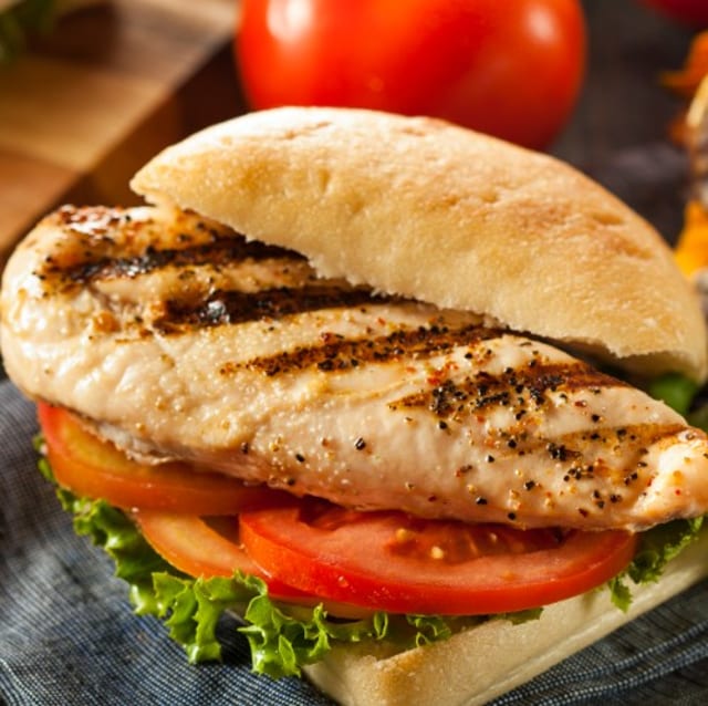 Grilled Chicken Hero.