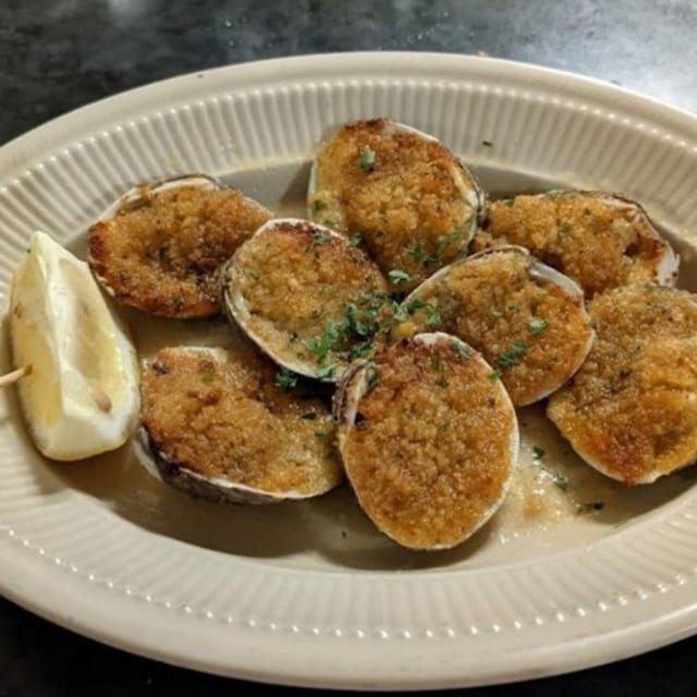Baked Clams.