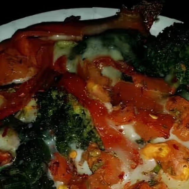 Vegetarian Stuffed Square Pizza.