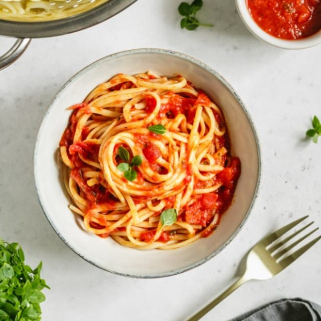 Pasta with Marinara.